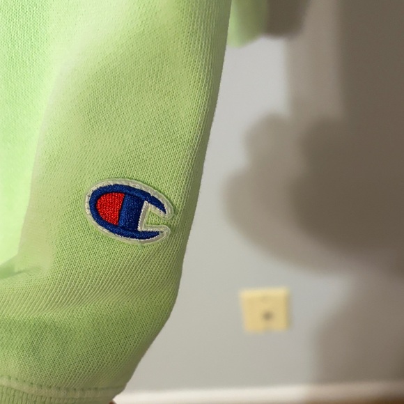 Champion Ladies Lime Hoodie. Size large. NWT. Gender neutral. - Picture 6 of 9